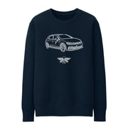 Jaxon Lee Illustration For A Volkswagen Polo GTI Motorcar Fan Jumper