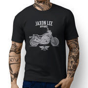 Jaxon Lee Illustration For A Yamaha VMAX 1200 Original Motorbike Fan T-shirt