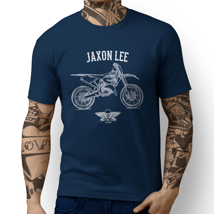 Jaxon Lee Illustration For A Yamaha YZ125 2017 Motorbike Fan T-shirt