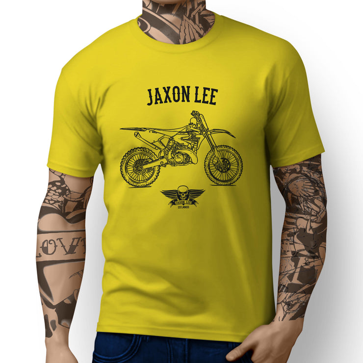Jaxon Lee Illustration For A Yamaha YZ250 2017 Motorbike Fan T-shirt