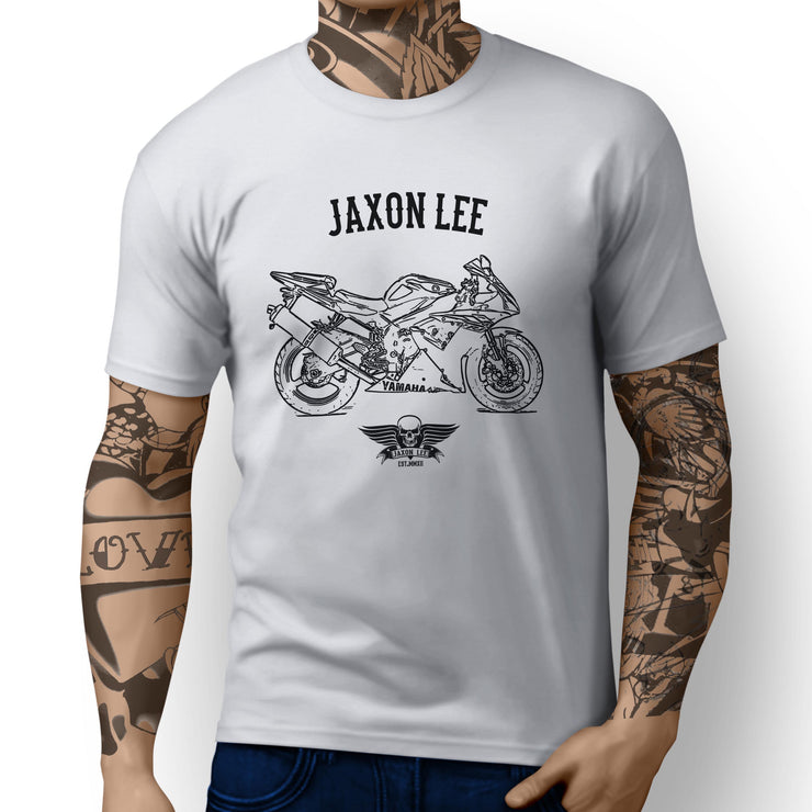 Jaxon Lee Illustration For A Yamaha YZF-R1 2003 Motorbike Fan T-shirt