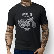 Jaxon Lee Illustration For A Yamaha fs1e 50 Motorbike Fan T-shirt