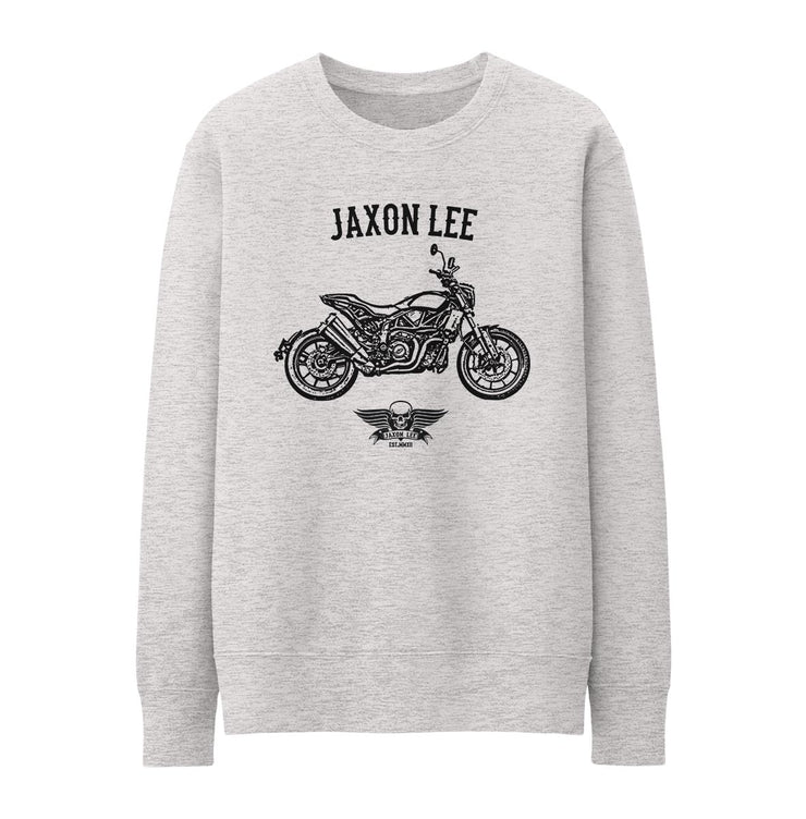 JL Basic Illustration For A Indian FTR 1200 Motorbike Fan Jumper
