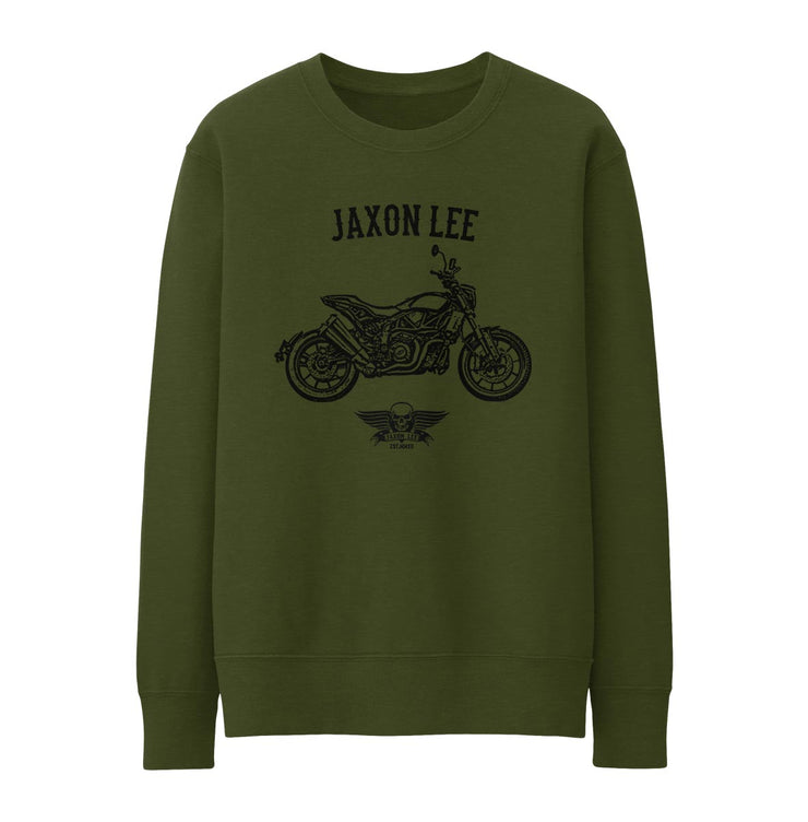 JL Basic Illustration For A Indian FTR 1200 Motorbike Fan Jumper