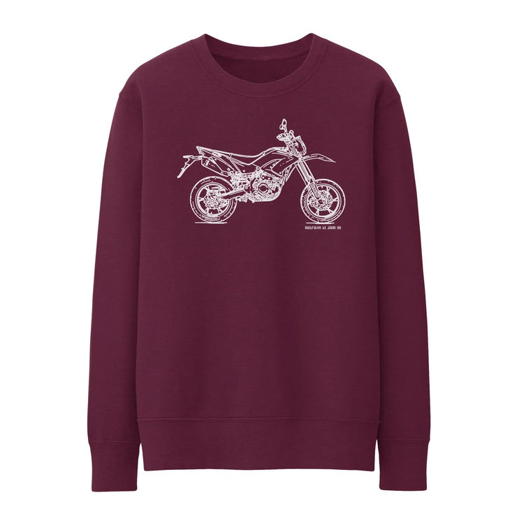 JL Illustration For A Benelli Motard 250 Motorbike Fan Jumper