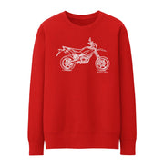 JL Illustration For A Benelli Motard 250 Motorbike Fan Jumper