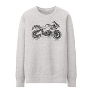 JL Illustration For A Buell 1125R 2010 Motorbike Fan Jumper