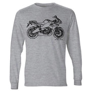 JL Illustration For A Buell 1125R 2010 Motorbike Fan LS-Tshirt