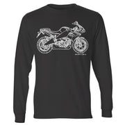 JL Illustration For A Buell 1125R 2010 Motorbike Fan LS-Tshirt