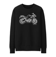 JL Illustration For A Buell 1125R 2010 Motorbike Fan Jumper