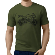 JL Illustration For A Buell Firebolt XB12R 2010 Motorbike Fan T-shirt