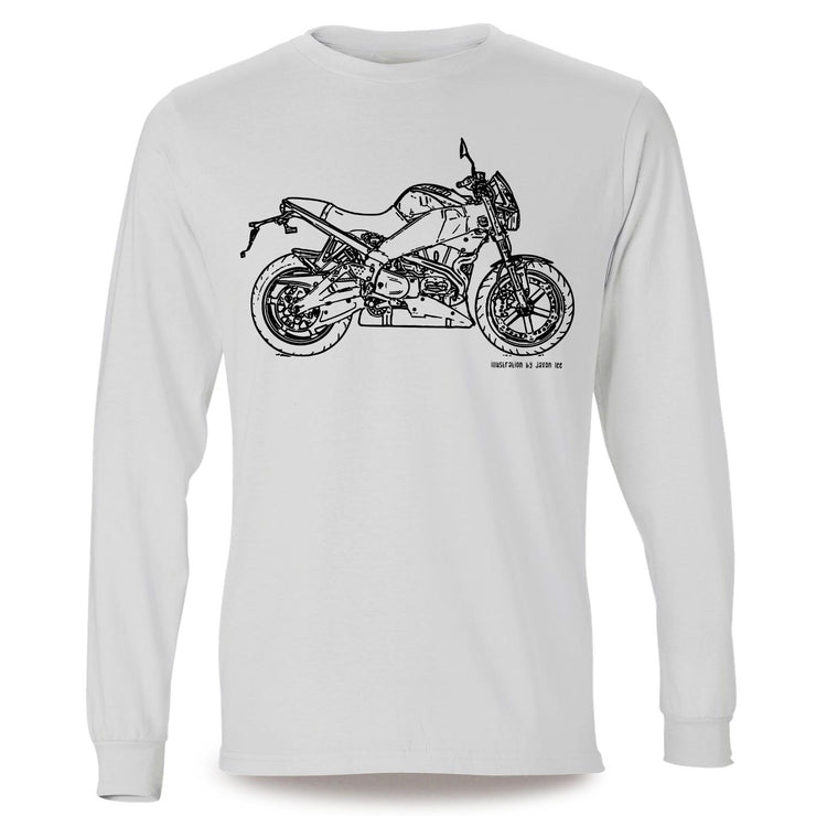 JL Illustration For A Buell Lightning XB12S 2010 Motorbike Fan LS-Tshirt