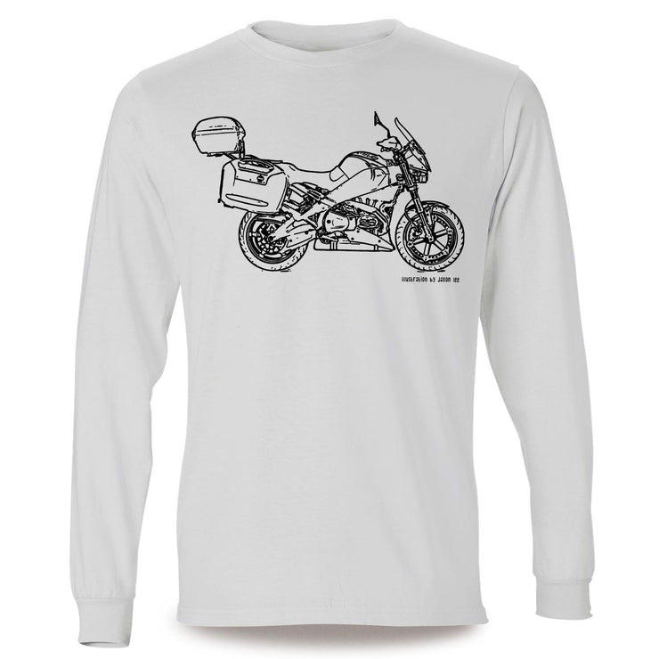 JL Illustration For A Buell Ulysses XB12XT 2010 Motorbike Fan LS-Tshirt