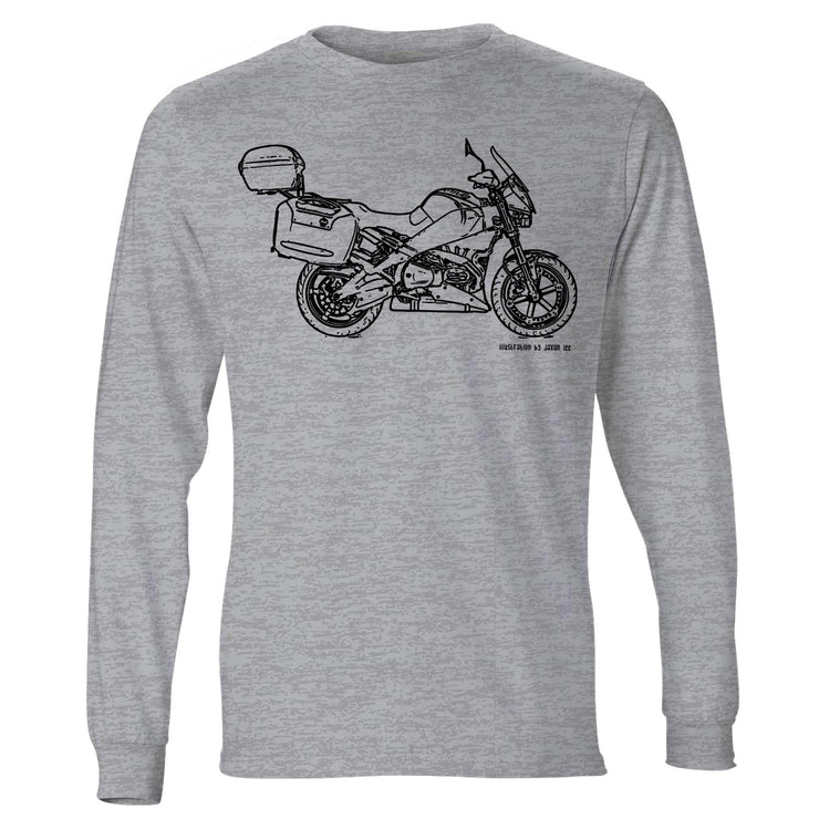JL Illustration For A Buell Ulysses XB12XT 2010 Motorbike Fan LS-Tshirt
