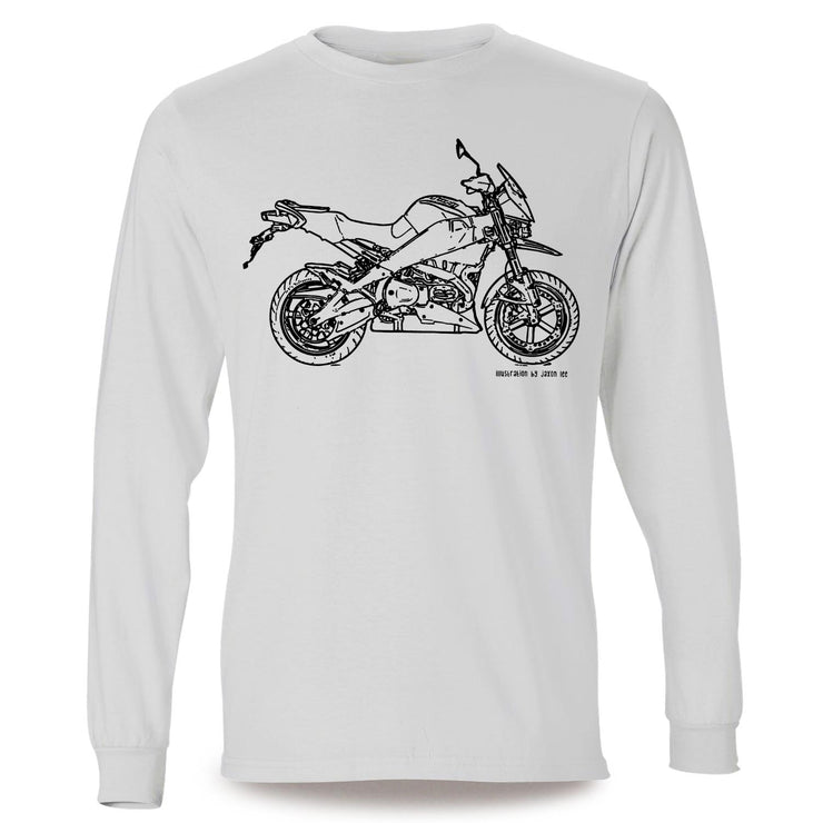 JL Illustration For A Buell Ulysses XB12X 2010 Motorbike Fan LS-Tshirt