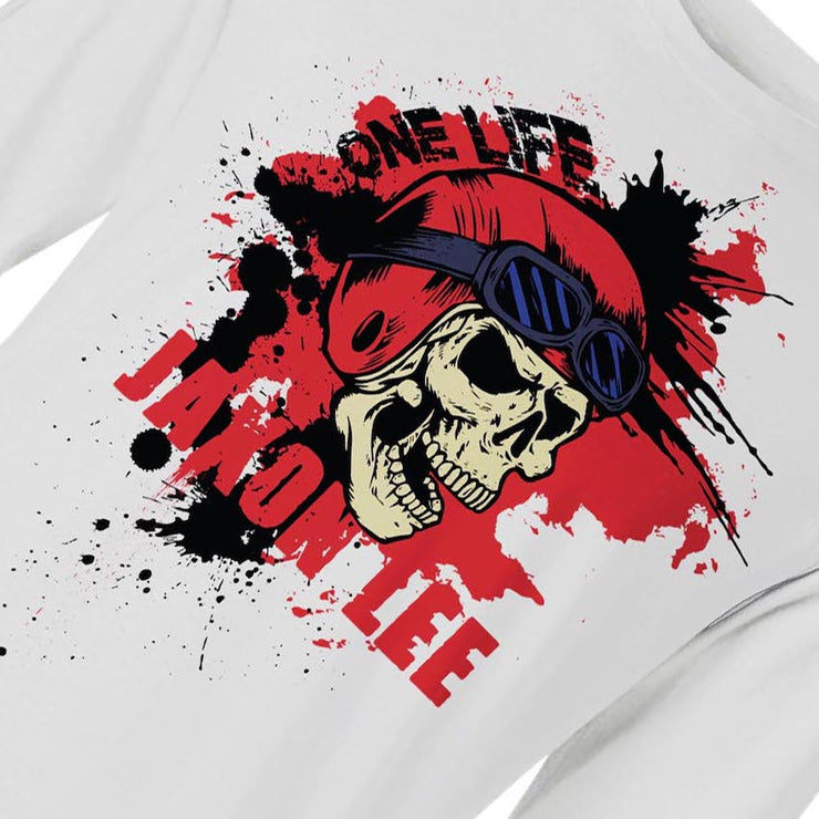 Jaxon Lee One Life Skull - Long Sleeve T-shirt