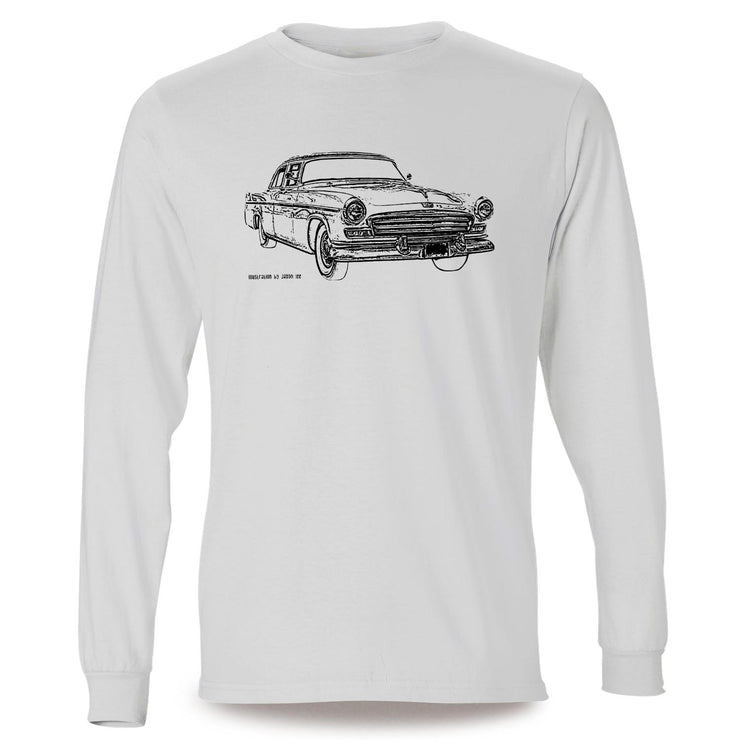 JL Illustration For A Chrysler Windsor 1956 Motorcar Fan LS-Tshirt