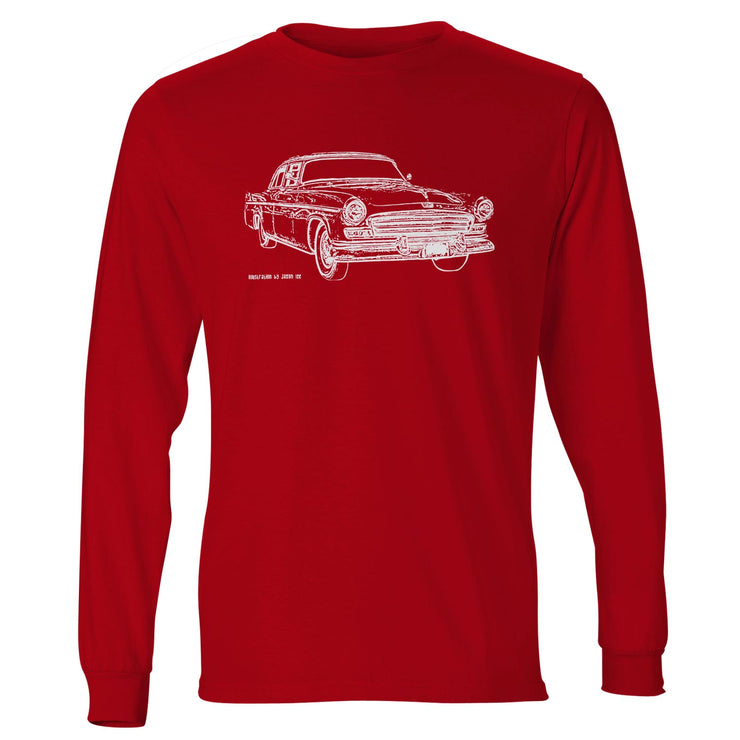 JL Illustration For A Chrysler Windsor 1956 Motorcar Fan LS-Tshirt