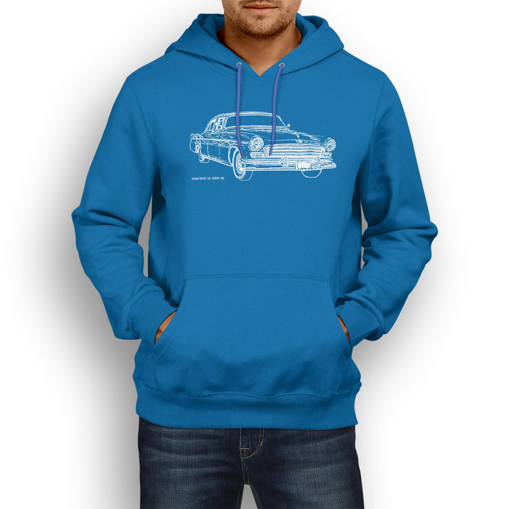 JL Chrysler Illustration For A Windsor 1956 Motorcar Fan Hoodie