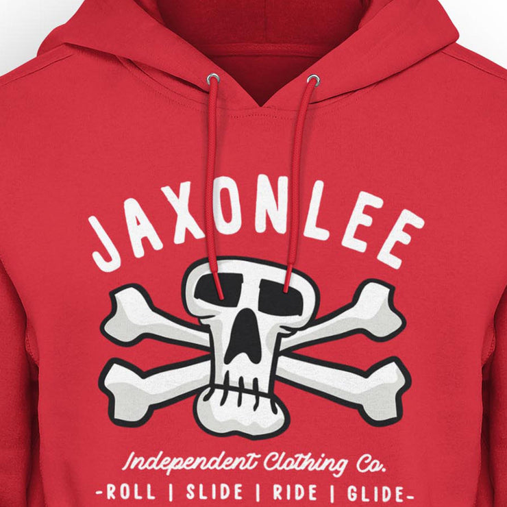 Jaxon Lee Crossbones RSRG Front Print Hoodie