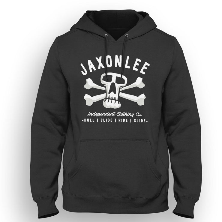 Jaxon Lee Crossbones RSRG Front Print Hoodie