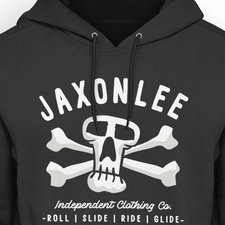 Jaxon Lee Crossbones RSRG Front Print Hoodie