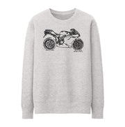 JL Illustration For A Ducati 1098R Motorbike Fan Jumper