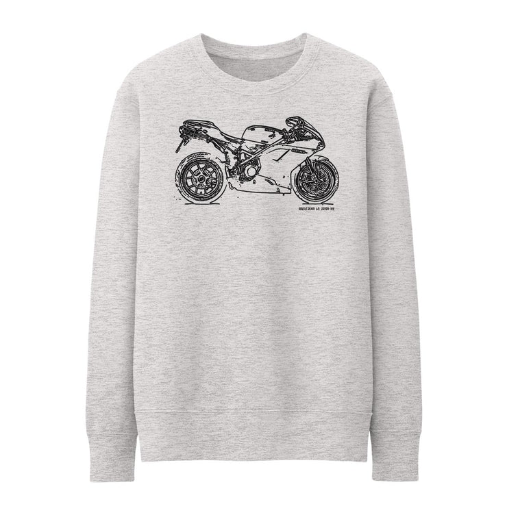 JL Illustration For A Ducati 1098R Motorbike Fan Jumper