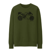 JL Illustration For A Ducati 1098R Motorbike Fan Jumper