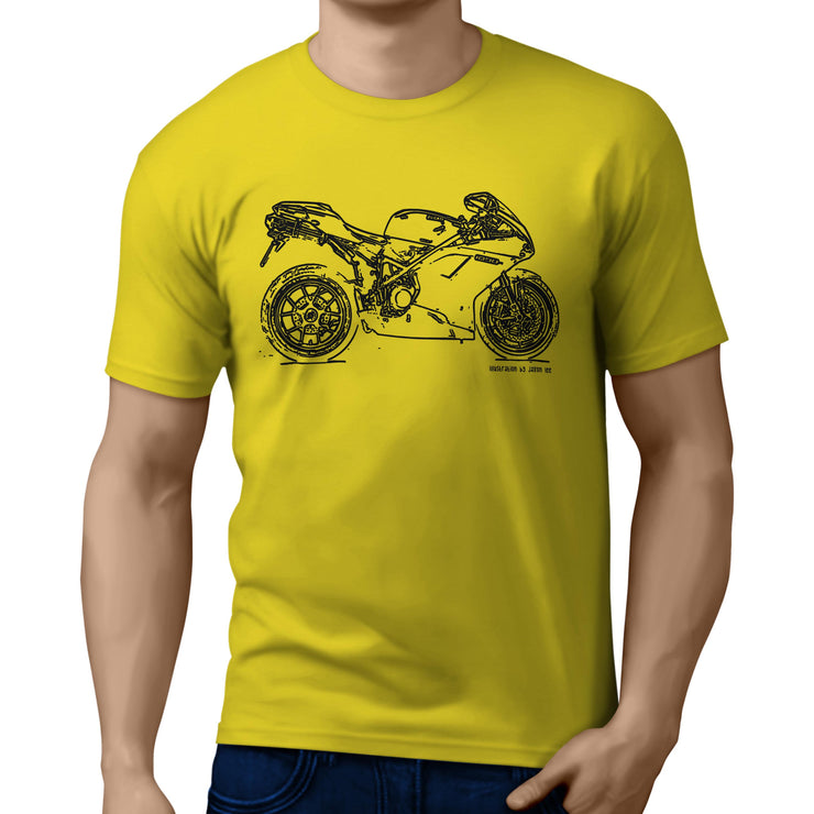 JL Illustration For A Ducati 1098R Motorbike Fan T-shirt