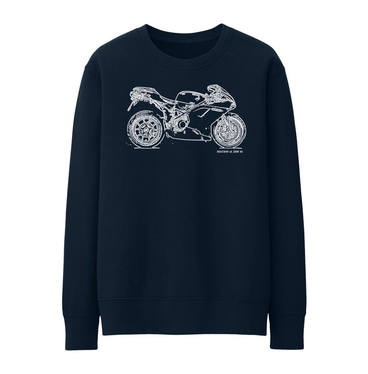 JL Illustration For A Ducati 1098R Motorbike Fan Jumper