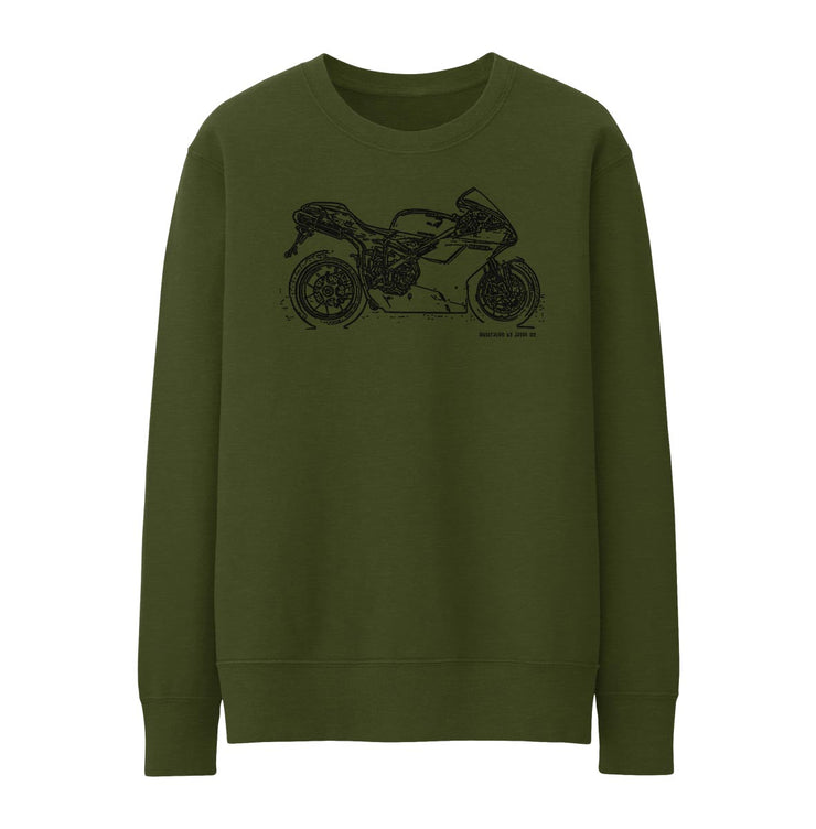 JL Illustration For A Ducati 1098S Motorbike Fan Jumper