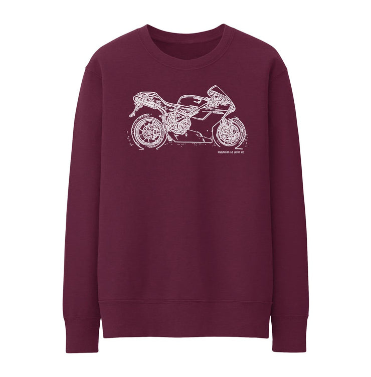 JL Illustration For A Ducati 1098S Motorbike Fan Jumper
