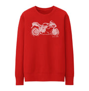JL Illustration For A Ducati 1098S Motorbike Fan Jumper