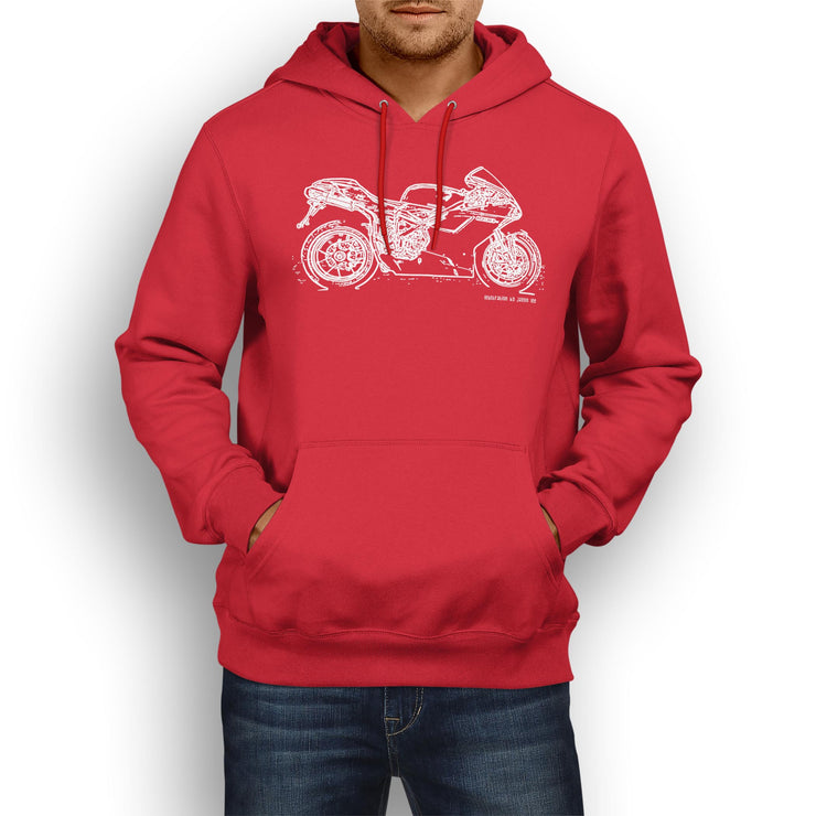 JL Illustration For A Ducati 1098S Motorbike Fan Hoodie