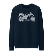 JL Illustration For A Ducati 1098S Motorbike Fan Jumper
