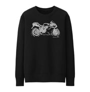 JL Illustration For A Ducati 1098S Motorbike Fan Jumper