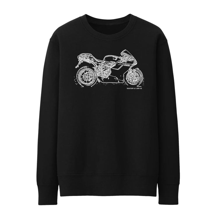 JL Illustration For A Ducati 1098S Motorbike Fan Jumper