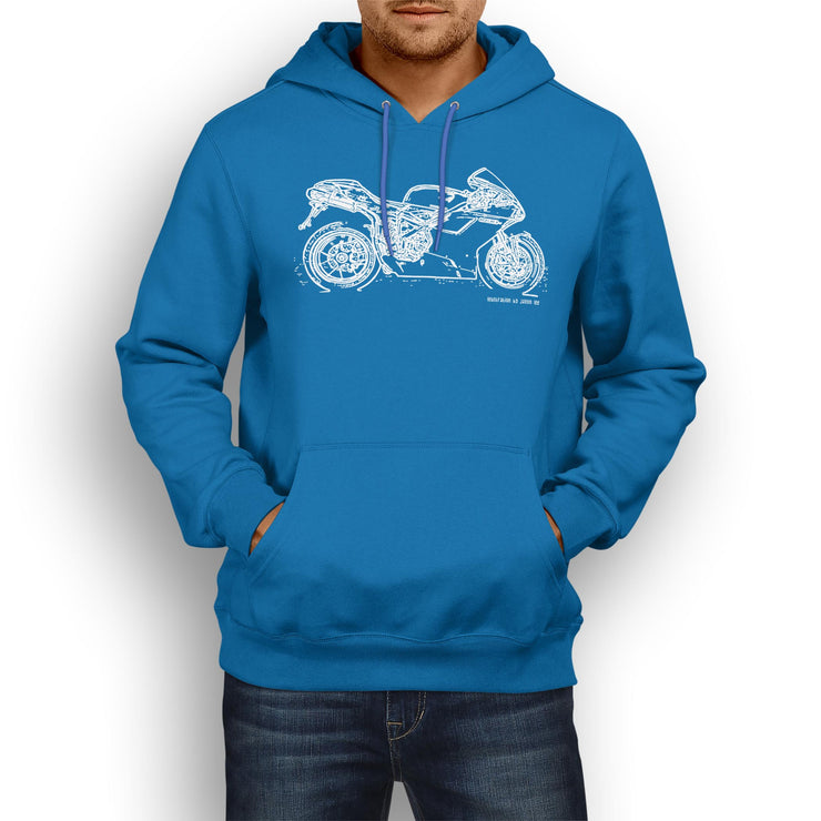 JL Illustration For A Ducati 1098S Motorbike Fan Hoodie