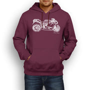 JL Illustration For A Ducati 1198R Corse Special Edition Motorbike Fan Hoodie