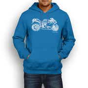 JL Illustration For A Ducati 1198R Corse Special Edition Motorbike Fan Hoodie