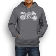 JL Illustration For A Ducati 1198R Corse Special Edition Motorbike Fan Hoodie