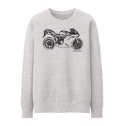 JL Illustration For A Ducati 1198 Motorbike Fan Jumper