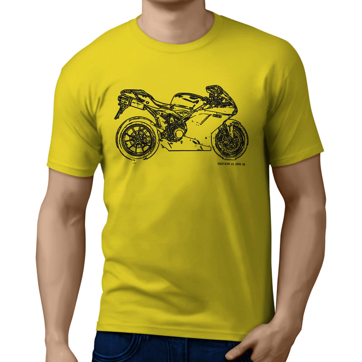 JL Illustration For A Ducati 1198 Motorbike Fan T-shirt