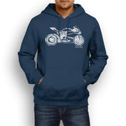 JL Illustration For A Ducati 1198 Panigale R Motorbike Fan Hoodie