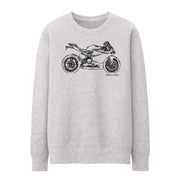 JL Illustration For A Ducati 1199 Panigale Motorbike Fan Jumper