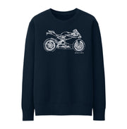 JL Illustration For A Ducati 1199 Panigale Motorbike Fan Jumper