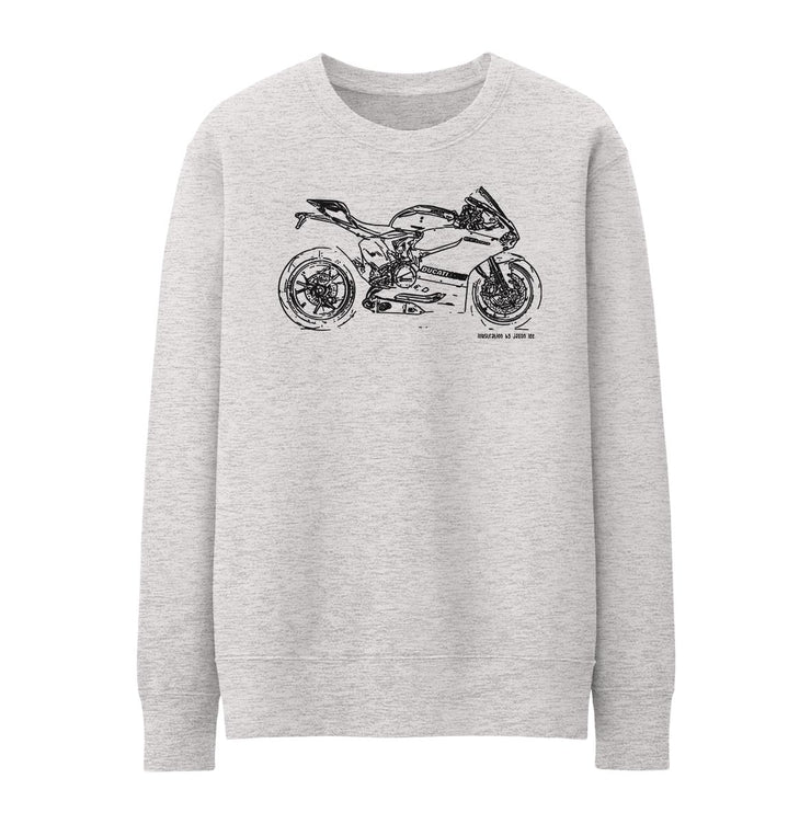 JL Illustration For A Ducati 1199 Panigale R Motorbike Fan Jumper