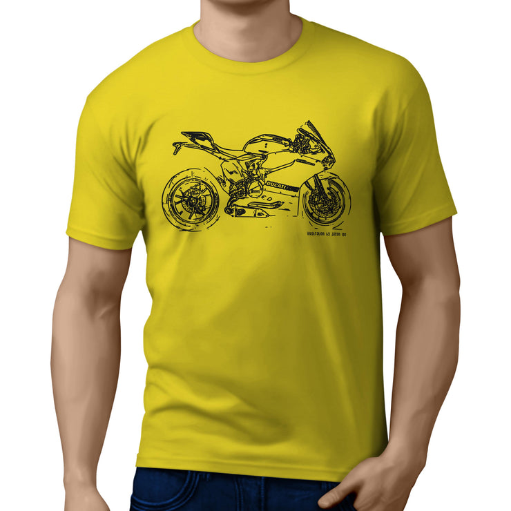 JL Illustration For A Ducati 1199 Panigale R Motorbike Fan T-shirt