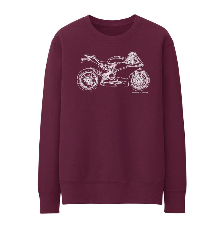 JL Illustration For A Ducati 1199 Panigale S Motorbike Fan Jumper